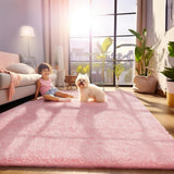 Ophanie Area Rugs for Living Room Bedroom, Upgrade Non - Slip Fluffy Soft Grey Shag Carpet, Indoor Floor Gray 4x6 Fuzzy Shaggy Living Room Plush Rug for Kids Home Dorm Decor Aesthetic - Homesidy.com