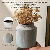 Rustic Vases for Home Decor. Ceramic Vase for Dining Table Decor. Terracotta Decorative Vase 6.1IN. ZSHLXM - Homesidy.com