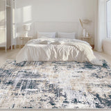 Area Rugs 6x9 Living Room: Washable Rug Modern Abstract Large Rug Soft Non Slip Neutral Rugs Stain Resistant Indoor Carpet for Bedroom Kitchen Dining Room Table Nursery Home Office Rugs(Beige,6x9) - Homesidy.com