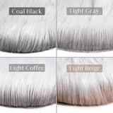 Ashler Faux Fur Rug, Fluffy White Small Sheepskin Rug, Ultra Soft 2x3 Ft Mat, Machine Washable Shag Mats, Nursery Throw for Bed, Living, Kids Room - Homesidy.com