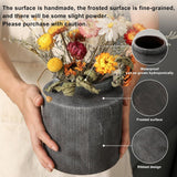 Rustic Vases for Home Decor. Ceramic Vase for Dining Table Decor. Terracotta Decorative Vase 6.1IN. ZSHLXM - Homesidy.com