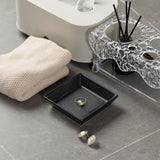 Mecaikru Ceramic Trinket Dish, Ring Tray, Decorative Jewelry Dish for Earrings Necklaces Watch Keys, for Women, White Green - Homesidy.com