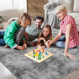Shag Area Rugs for Bedroom Living Room,4X6 Ultra Soft Fluffy Area Rugs for Dorm, Indoor Carpet Nursery Rugs for Kids Girls Room Home Decor,Pink - Homesidy.com