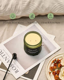 M&amp;SENSE Eucalyptus &amp; Mint Soy Candles for Home Scented, 11.6oz 70 Hour Burn Aromatherapy Candle Gift for Stress Relief, Meditation, Yoga, Relaxing SPA, Reusable Jar for Men and Women - Homesidy.com