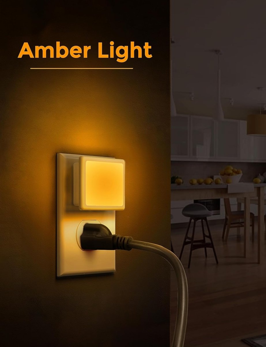 L LOHAS LED Night Lights Plug into Wall 2 - Pack, 0.3W Plug in Night Light, Dusk to Dawn, 3000K Soft White, Bright Nightlight Auto - On/Off, for Adults Kids Room Bedroom Bathroom Hallway Kitchen, Non - Dim - Homesidy.com
