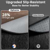 Ophanie Area Rugs for Living Room Bedroom, Upgrade Non - Slip Fluffy Soft Grey Shag Carpet, Indoor Floor Gray 4x6 Fuzzy Shaggy Living Room Plush Rug for Kids Home Dorm Decor Aesthetic - Homesidy.com