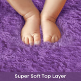 Ophanie Area Rugs for Living Room Bedroom, Upgrade Non - Slip Fluffy Soft Grey Shag Carpet, Indoor Floor Gray 4x6 Fuzzy Shaggy Living Room Plush Rug for Kids Home Dorm Decor Aesthetic - Homesidy.com