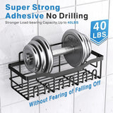 EUDELE Adhesive Shower Caddy, 5 Pack Rustproof Stainless Steel Bath Organizers With Large Capacity, No Drilling Shelves for Bathroom Storage &amp; Home Decor - Homesidy.com