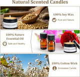 9 Pack Scented Candles Gift for Women and Men, Aromatherapy Candle Set for Home Scented, Small Candle Gift Set Basket for Boyfriend dad him Friend boss Mother Birthday Christmas Thanksgiving - Homesidy.com