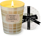 HomeLights Scented Candles for Women &amp; Men, 18oz Candle Jars Aromatherapy 4 - Wick Candle, Ideal for Rustic Modern Home Decor and Gifts, Blueberry Cheesecake - Homesidy.com