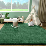 Ophanie Area Rugs for Living Room Bedroom, Upgrade Non - Slip Fluffy Soft Grey Shag Carpet, Indoor Floor Gray 4x6 Fuzzy Shaggy Living Room Plush Rug for Kids Home Dorm Decor Aesthetic - Homesidy.com