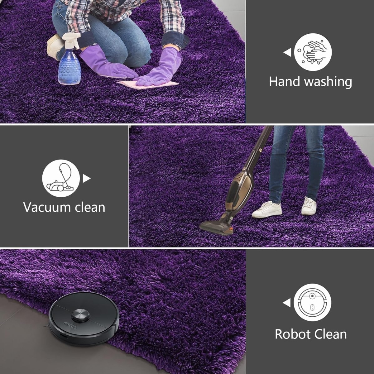 Shag Area Rugs for Bedroom Living Room,4X6 Ultra Soft Fluffy Area Rugs for Dorm, Indoor Carpet Nursery Rugs for Kids Girls Room Home Decor,Pink - Homesidy.com