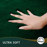 MINIDEAR Bathroom Rugs 24x17 Light Grey - Thick Elastic Foam Bath Mat, Ultra Soft &amp; Plush Fluffy, Non - Slip, Quick Dry, Absorbent Washable Floor Microfiber Mat for Tub, Home Decor Accessories - Homesidy.com