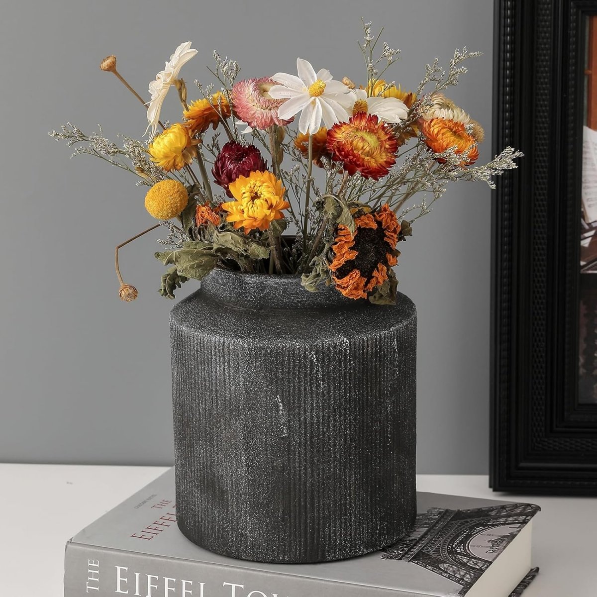 Rustic Vases for Home Decor. Ceramic Vase for Dining Table Decor. Terracotta Decorative Vase 6.1IN. ZSHLXM - Homesidy.com