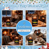 Christmas Candles - Christmas Spice Candle | 7 oz Soy Candles with Warm Cinnamon, Clove &amp; Nutmeg Aroma | Holiday Scented Candle, Cozy Winter Candle Gift for Men &amp; Women - Homesidy.com