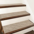 COSY HOMEER Edging Stair Treads Non - Slip Carpet Mat 28inX9in Indoor Stair Runners for Wooden Steps, Edging Stair Rugs for Kids and Dogs, 100% Polyester TPE Backing (15pc, Beige) - Homesidy.com