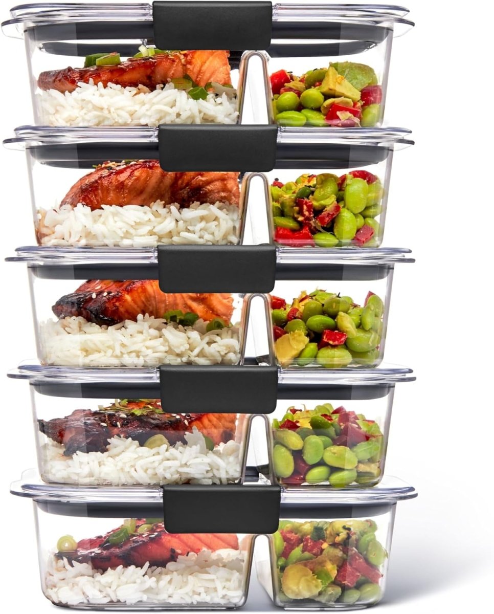 Rubbermaid Brilliance BPA - Free Airtight Food Storage Containers, 24 - Piece Set, Easy for Meal Prep, Lunch &amp; Leftovers - Homesidy.com