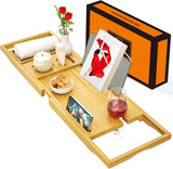 Banlilu Bathtub Tray - Bath Tray Expandable - Bath Tub Tray Table for Bathtub, Ajustable Size, Fits Most Tubs - Homesidy.com