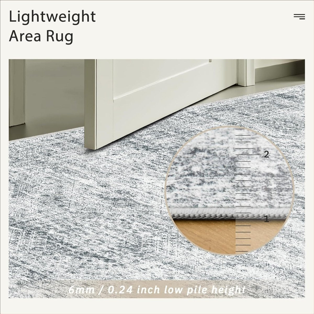 Soalmost Washable Area Rug 8x10, Large Soft Rugs for Living Room Vintage Beige Carpet 8x10 Area Rugs for Bedroom Dining Room Non - Slip Stain Resistant Under Table Rug - Homesidy.com