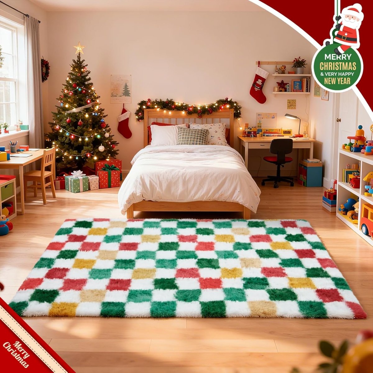 Shag Area Rugs for Bedroom Living Room,4X6 Ultra Soft Fluffy Area Rugs for Dorm, Indoor Carpet Nursery Rugs for Kids Girls Room Home Decor,Pink - Homesidy.com