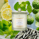 LA JOLIE MUSE Christmas Candle | Ruby Berry Bliss | Mandarin Cranberry &amp; Plum | 10 oz Festive Candle | 55 Hours Clean Burn | Gift for Women &amp; Family - Homesidy.com