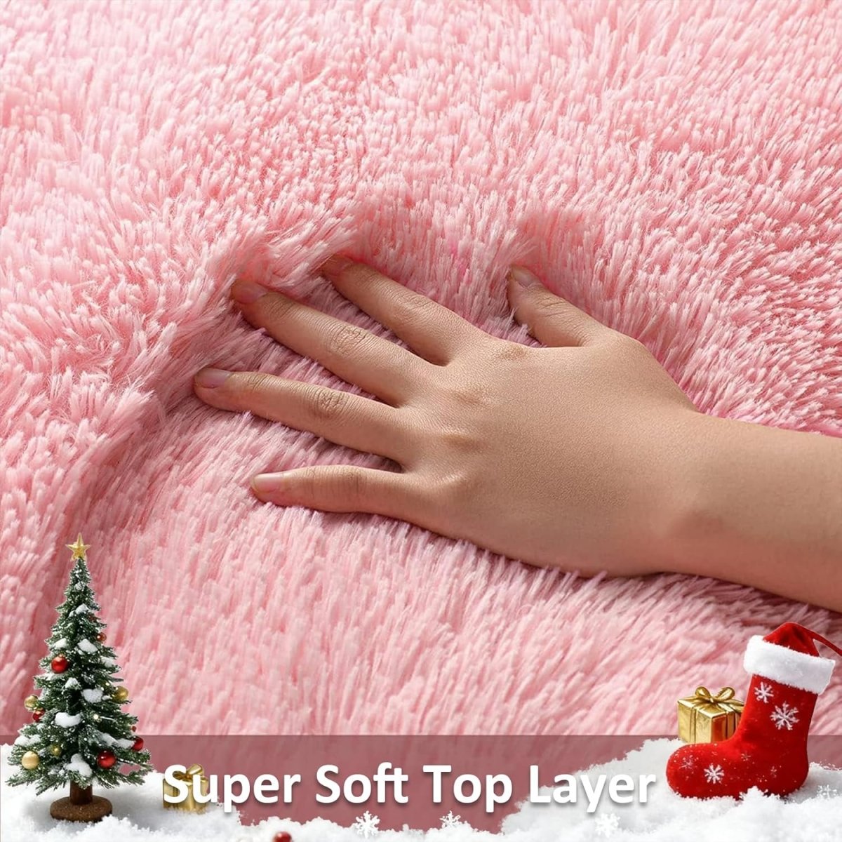Ophanie Area Rugs for Living Room Bedroom, Upgrade Non - Slip Fluffy Soft Grey Shag Carpet, Indoor Floor Gray 4x6 Fuzzy Shaggy Living Room Plush Rug for Kids Home Dorm Decor Aesthetic - Homesidy.com