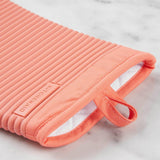 KITCHENAID Ribbed Soft Silicone Oven Mitt 2 - Pack Set, 7.5&34;x13&34;, Milkshake - Homesidy.com