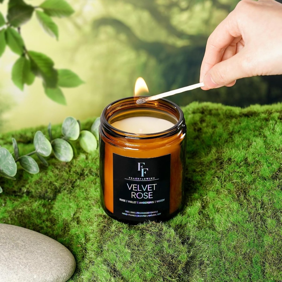 Vanilla Coconut Candle, Scented Candle for Home Soy Wax Candle, Aromatherapy Candle Gift for Women Men, 7oz - Homesidy.com