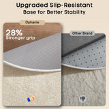 Ophanie Area Rugs for Living Room Bedroom, Upgrade Non - Slip Fluffy Soft Grey Shag Carpet, Indoor Floor Gray 4x6 Fuzzy Shaggy Living Room Plush Rug for Kids Home Dorm Decor Aesthetic - Homesidy.com