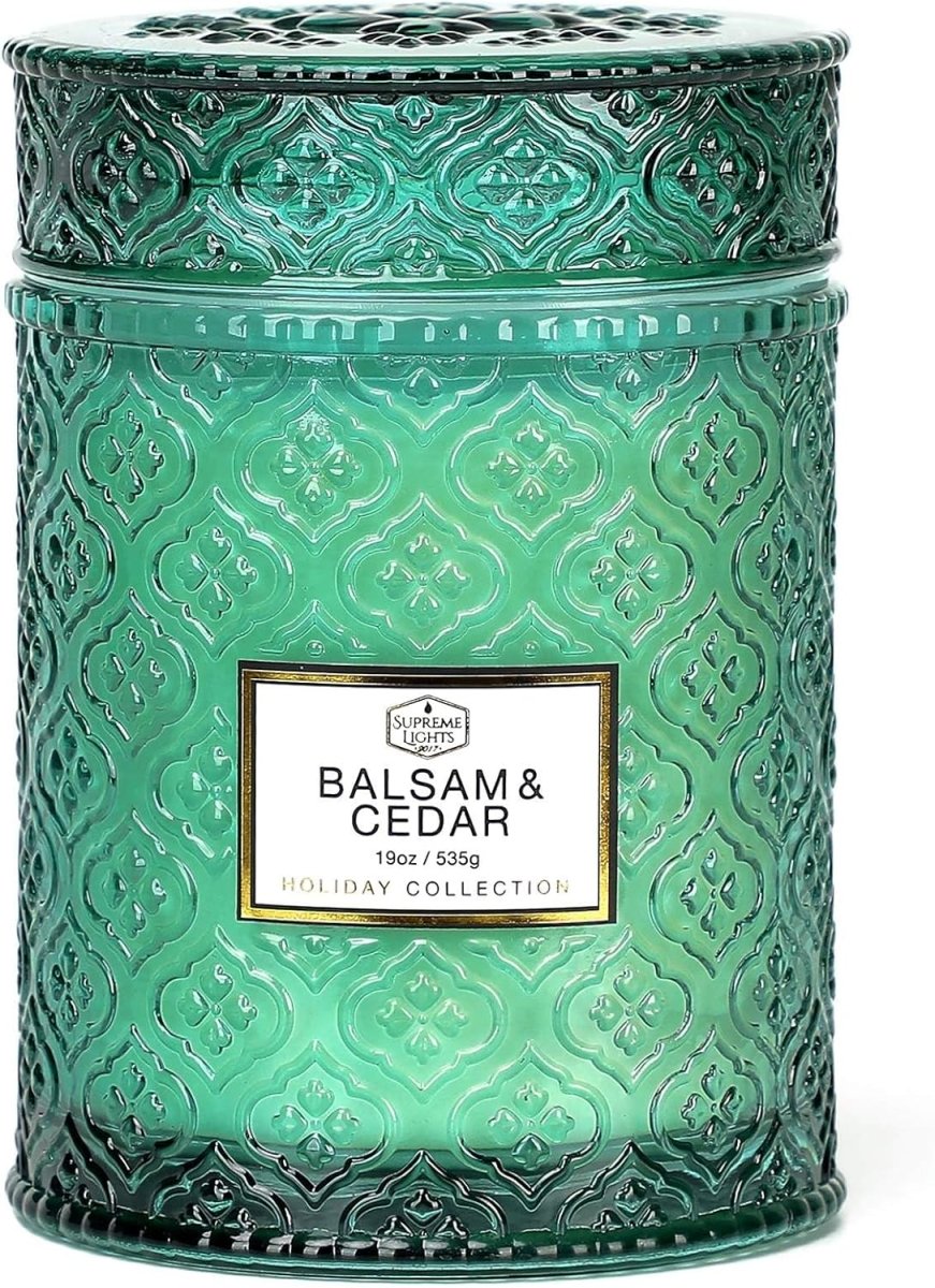 Frosted Cranberry Luxury Scented Candles - 19oz, 88hr Burn Time, Perfect Christmas Gifts for Women - Homesidy.com