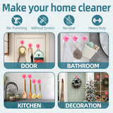 Antimbee 3 Pack Suction Cup Hooks, Clear Suction Cup Hanger, Removable Small Suction Cups for Shower, Bathroom, Glass, Door, Windows, Kitchen - Max Hanging up to 11 lbs on Smooth Surface - Homesidy.com