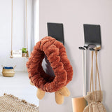 Razor Holder Shaver Hook Hanger Stand(2 Pack)Self Adhesive Stainless Steel Heavy Duty Utility Storage Hook,Shower Hook for Razor,Bathroom Kitchen Organizer for Plug Robe Towel Loofah Bathrobe Coat - Homesidy.com
