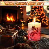 Electricwise Christmas Scented Candle Gift Set for Women, LED Xmas Candles Can Change Into 7 Colors, Winter Candle with 7.6oz Soy Wax Fir Holiday Candles for Christmas Women Gift(Snowman) - Homesidy.com