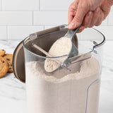 ProKeeper 9 - Piece Airtight Food Storage Container Set – Clear Plastic Flour and Sugar Canister Set with Magnetic Accessories for Kitchen Organization (Grey, 9 - Piece) - Homesidy.com
