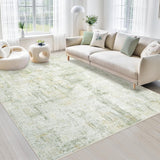 Area Rugs 6x9 Living Room: Washable Rug Modern Abstract Large Rug Soft Non Slip Neutral Rugs Stain Resistant Indoor Carpet for Bedroom Kitchen Dining Room Table Nursery Home Office Rugs(Beige,6x9) - Homesidy.com