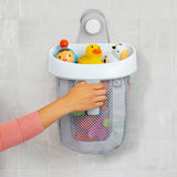 Munchkin® Super Scoop™ Hanging Bath Toy Storage with Quick Drying Mesh, Grey - Homesidy.com