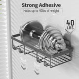 Liuoud 5 Pack Shower Caddy Organizer Rack Shelf for Inside Shower, Adhesive Bathroom Wall Storage Basket Rustproof Stainless Steel Shampoo Holder, Girly Bathroom Accessory Decor Set, Pink - Homesidy.com
