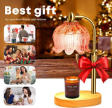 GEEZO Fragrance Candle Warmer Lamp，Electric Candle Warmer with Timer &amp; Dimmer，Mom Christmas Birthday Gifts for Women, House Warming Gifts New Home Bedroom Decor - Homesidy.com