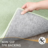 MINIDEAR Bathroom Rugs 24x17 Light Grey - Thick Elastic Foam Bath Mat, Ultra Soft &amp; Plush Fluffy, Non - Slip, Quick Dry, Absorbent Washable Floor Microfiber Mat for Tub, Home Decor Accessories - Homesidy.com