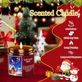 Christmas Candle Set, 6 Pack Candles for Home Scented, Aromatherapy Jar Candle Gifts for Women, Natural Soy Wax Long Lasting Glass Candle Set, Scented Candles for Christmas, Birthday, Thanksgiving Day - Homesidy.com