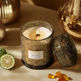 LA JOLIE MUSE Sahara Amber Candle – Bergamot, Clove &amp; Amber | 12 oz Large 2 - Wick Soy Wax Candle | 60 Hours Clean Burn | Gift - Ready for Hosts &amp; Gatherings | Elegant Home Décor - Homesidy.com