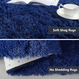 Shag Area Rugs for Bedroom Living Room,4X6 Ultra Soft Fluffy Area Rugs for Dorm, Indoor Carpet Nursery Rugs for Kids Girls Room Home Decor,Pink - Homesidy.com