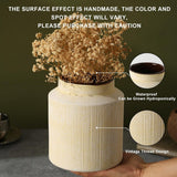 Rustic Vases for Home Decor. Ceramic Vase for Dining Table Decor. Terracotta Decorative Vase 6.1IN. ZSHLXM - Homesidy.com