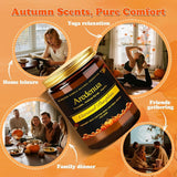 Christmas Candles - Christmas Spice Candle | 7 oz Soy Candles with Warm Cinnamon, Clove &amp; Nutmeg Aroma | Holiday Scented Candle, Cozy Winter Candle Gift for Men &amp; Women - Homesidy.com