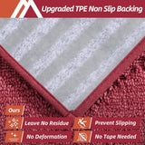 COSY HOMEER Edging Stair Treads Non - Slip Carpet Mat 28inX9in Indoor Stair Runners for Wooden Steps, Edging Stair Rugs for Kids and Dogs, 100% Polyester TPE Backing (15pc, Beige) - Homesidy.com