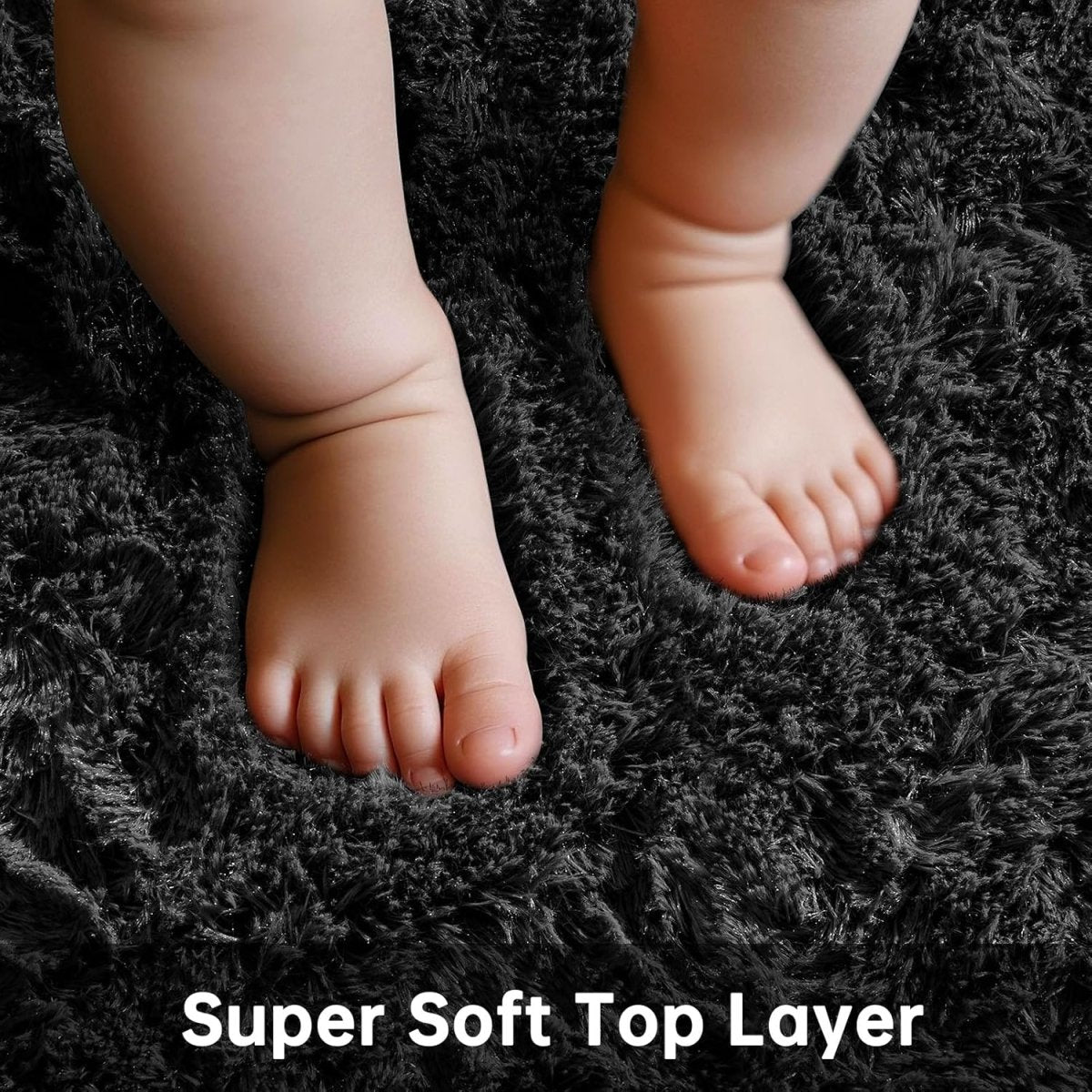 Ophanie Area Rugs for Living Room Bedroom, Upgrade Non - Slip Fluffy Soft Grey Shag Carpet, Indoor Floor Gray 4x6 Fuzzy Shaggy Living Room Plush Rug for Kids Home Dorm Decor Aesthetic - Homesidy.com