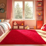 Ophanie Area Rugs for Living Room Bedroom, Upgrade Non - Slip Fluffy Soft Grey Shag Carpet, Indoor Floor Gray 4x6 Fuzzy Shaggy Living Room Plush Rug for Kids Home Dorm Decor Aesthetic - Homesidy.com
