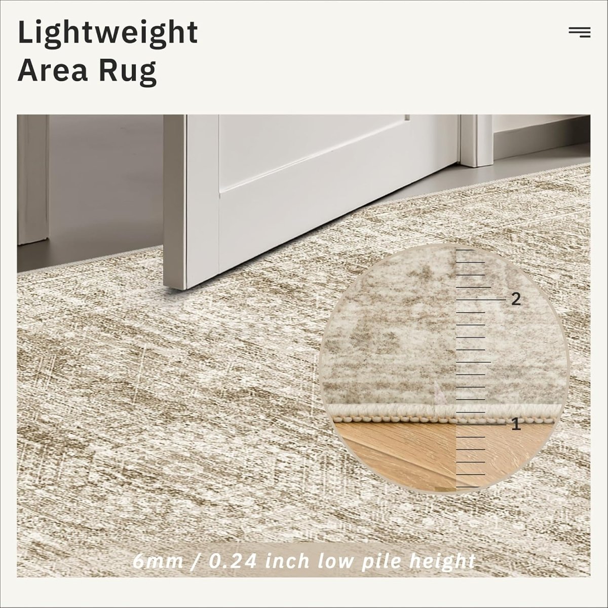 Soalmost Washable Area Rug 8x10, Large Soft Rugs for Living Room Vintage Beige Carpet 8x10 Area Rugs for Bedroom Dining Room Non - Slip Stain Resistant Under Table Rug - Homesidy.com