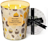 HomeLights Scented Candles for Women &amp; Men, 18oz Candle Jars Aromatherapy 4 - Wick Candle, Ideal for Rustic Modern Home Decor and Gifts, Blueberry Cheesecake - Homesidy.com