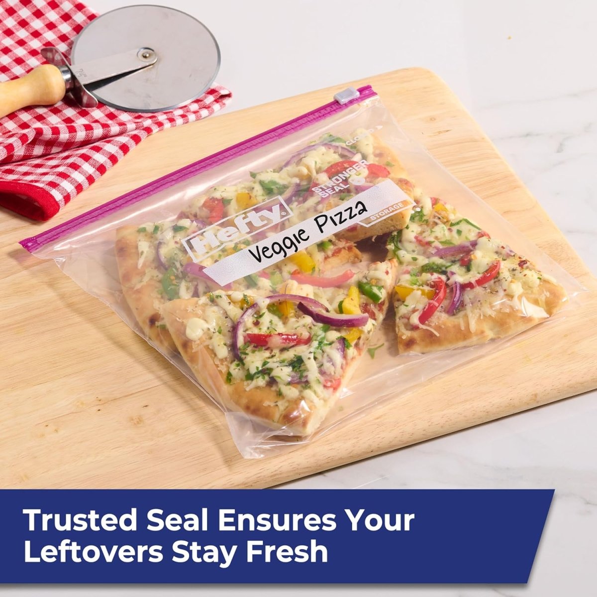 Hefty Slider Kitchen Storage Bags, Gallon Size, 66 Count - Homesidy.com